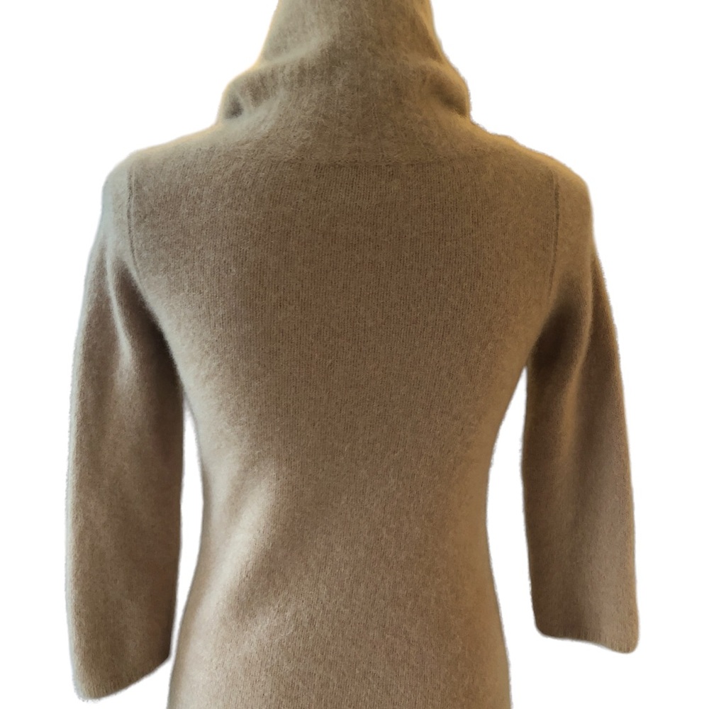 100% Cashmere Sweater Tan Women’s XS - Picture 2 of 4
